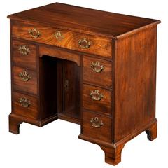 George III Period Mahogany Kneehole Desk 8