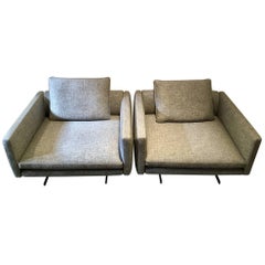 Large Light Grey Armchair "Moss" by Arketipo