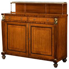 Regency Period Mahogany Chiffonier 8
