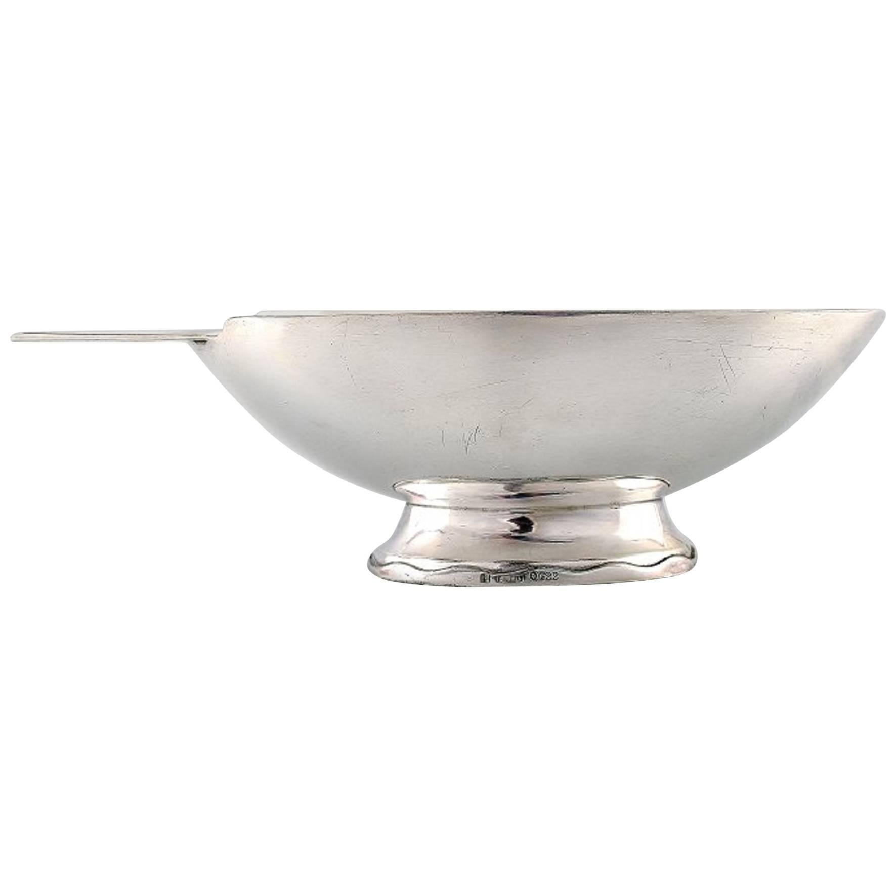 Rare and Fine Silver Plated "Swan" Sauce and Gravy Boat, Christian Fjerdingstad For Sale