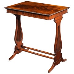 Regency Period Mahogany End Support Table