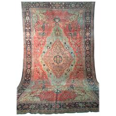 Antique 1900 Kashan Mohtasham