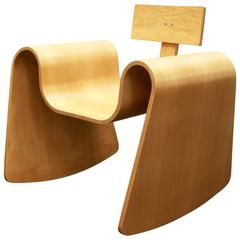 105 Rocking Chair in Molded Plywood with Natural Finish 12