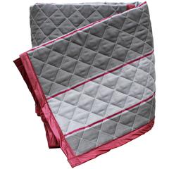 106 Deadquilt Quilted Blanket with Nylon Ripstop Backing and Vintage Fabric 2
