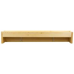 201 Rack Coat Rack in Solid Wood with Industrial Hooks and French Cleat 1