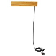 202 Lamp in Solid Wood with Industrial Cord, French Cleat and Foot Pedal Switch 6