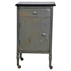 1930 Simmons Industrial Side Table/Cabinet