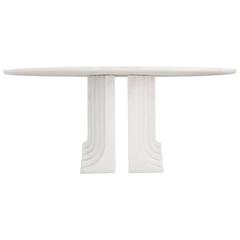 Carlo Scarpa Oval Dining Table Model "Samo"