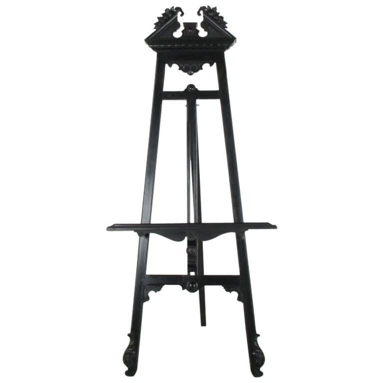 Antique French Easel in Ebony