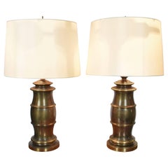 Pair of Brass Stiffel Lamps