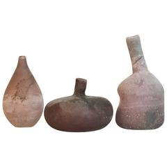 Group of Three Cenedese "Scavo" Murano Glass Vases 6