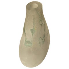 Large Cenedese "Scavo" Murano Glass Vase
