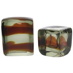 Vintage Murano Glass Bookends 7