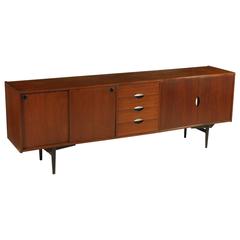 Sideboard by Stildomus Teak Veneer Formica Retro Manufactured in Italy, 1960s