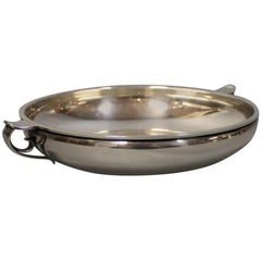 Beautiful Flat Bowl in Hallmarked Silver by Heimürger and Johannes Siggard