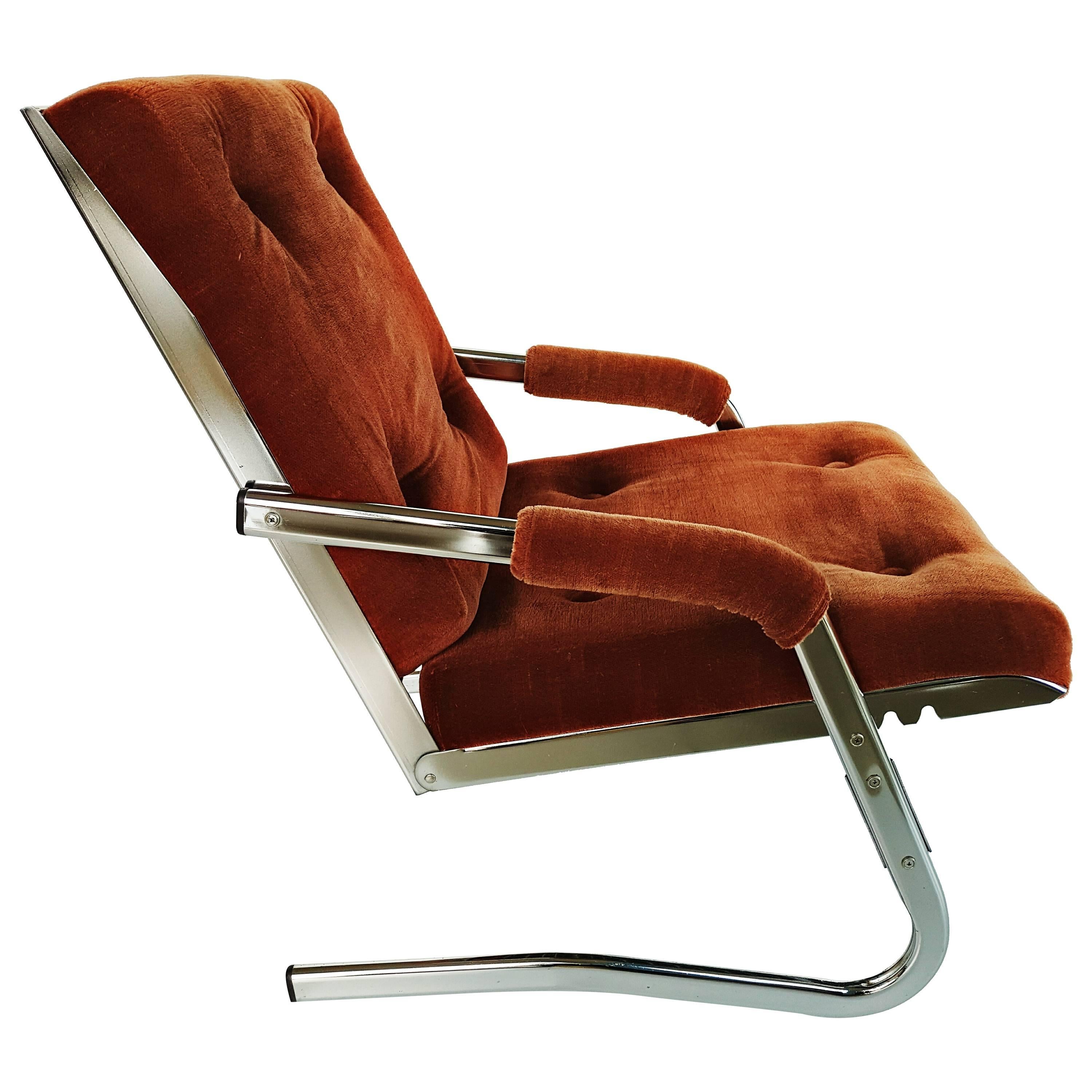 French Lounge Armchair by Pierson, 1970s