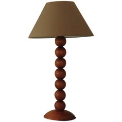 Vintage Table Lamp in Walnut