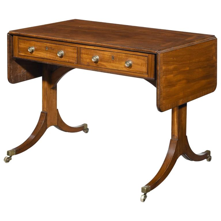 Early 19th Century Mahogany Sofa Table For At 1stdibs Early 19th Century Mahogany Sofa Table For
