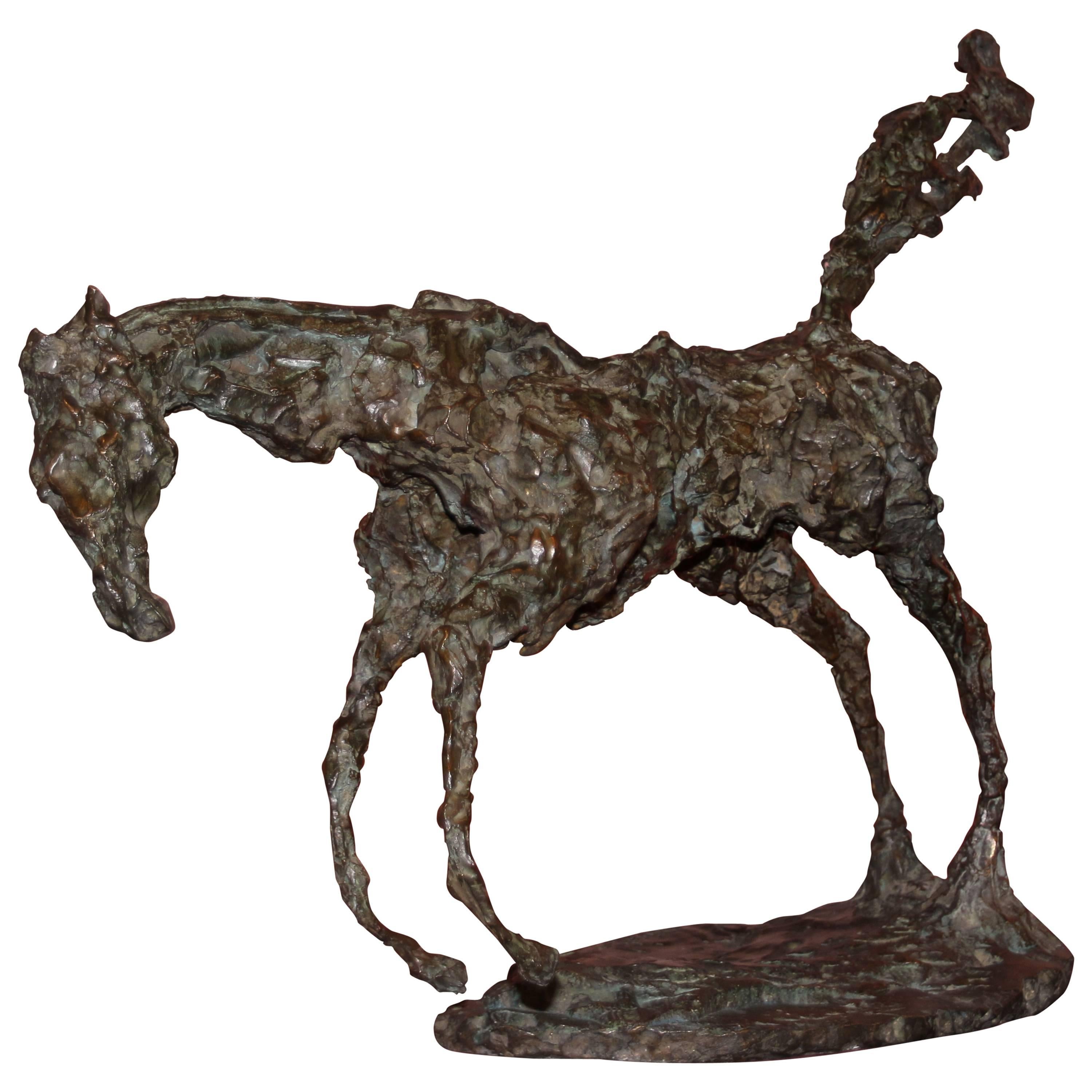 Bronze Sculpture "The Great Horse" by Magdalena Reinharez For Sale