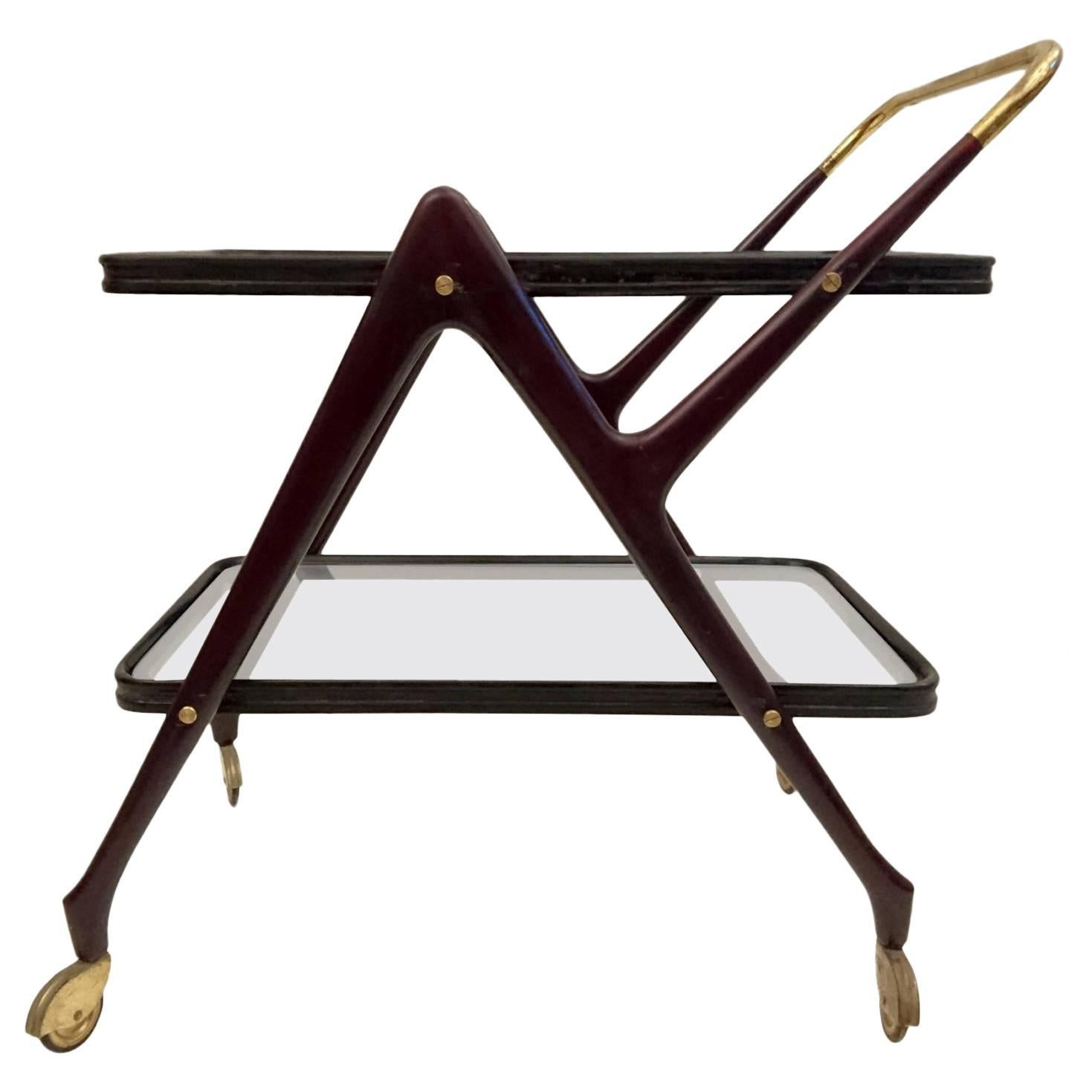 Bar Cart in the Manner of Ico Parisi by Vitrex