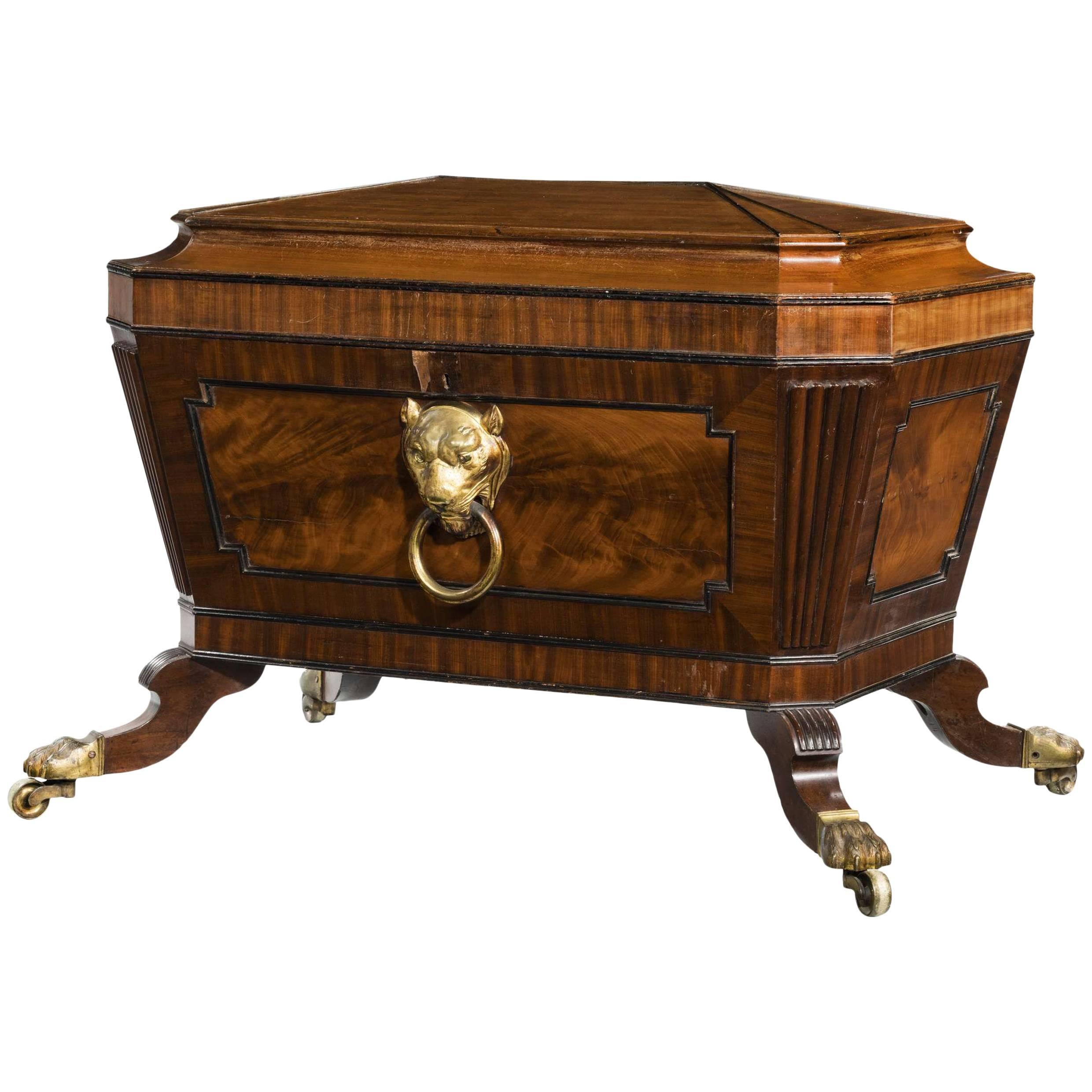 Regency Period Mahogany Wine Cooler