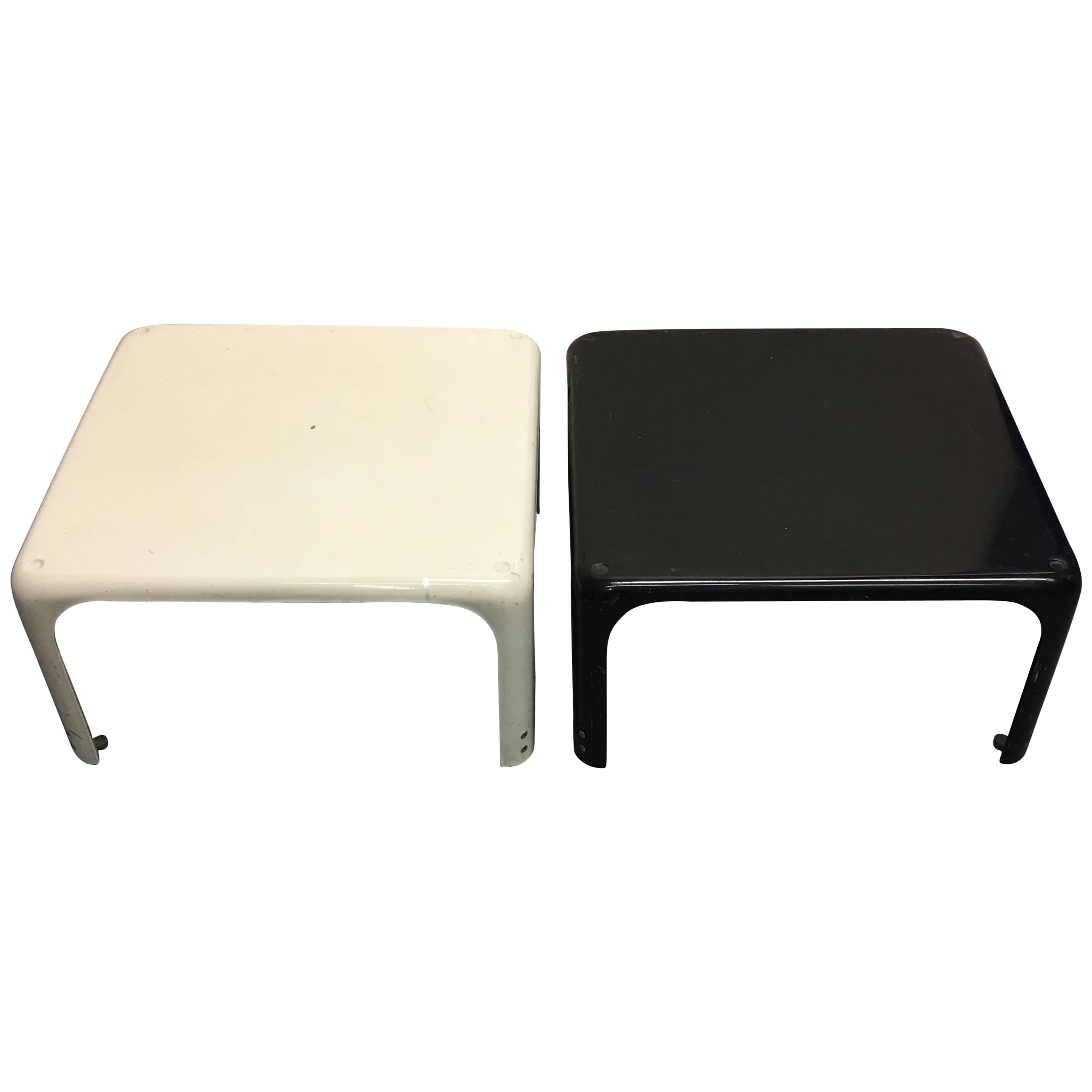 Pair of Demetrio 45 Side Tables by Vico Magistretti for Artemide