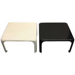 Pair of Demetrio 45 Side Tables by Vico Magistretti for Artemide