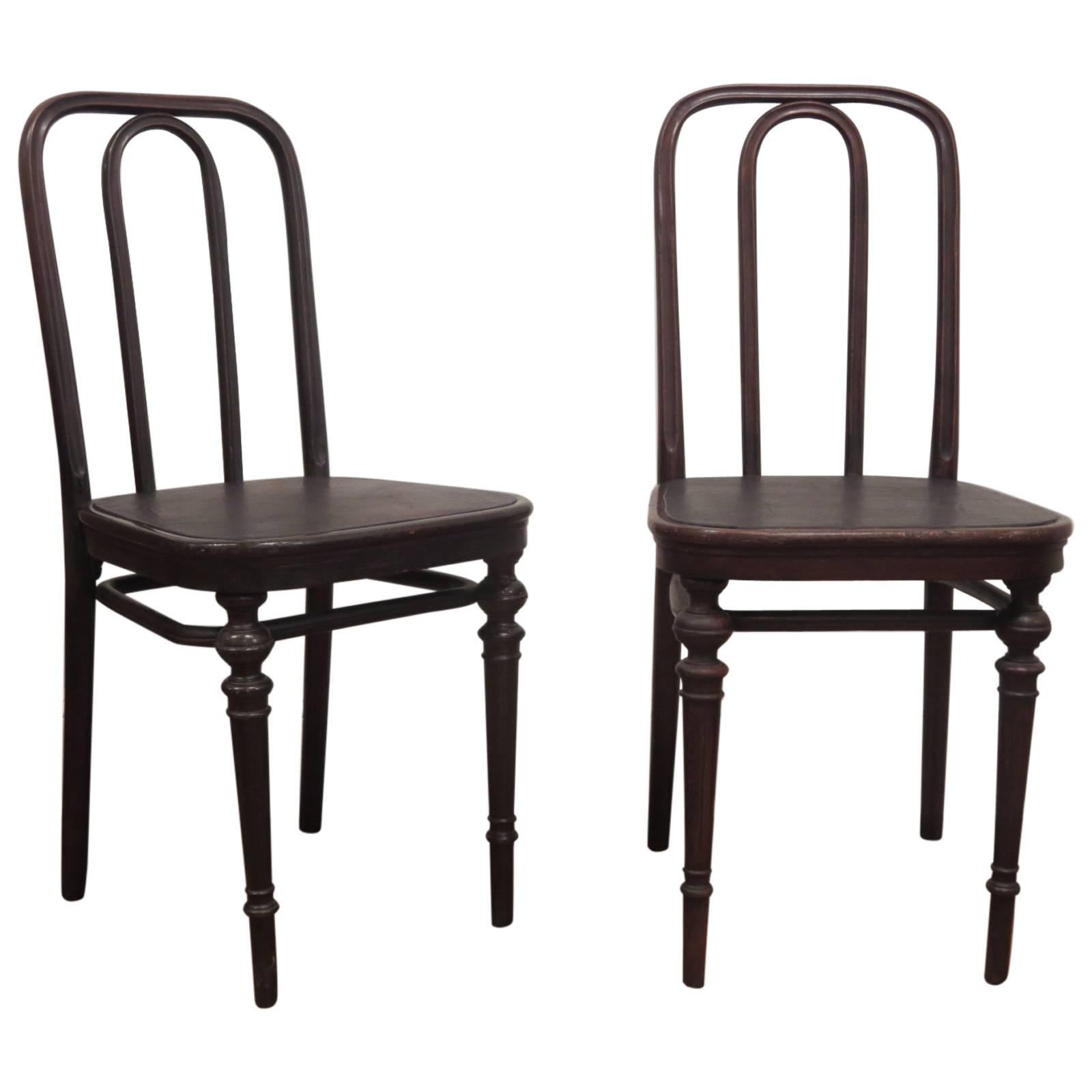 Pair of Chairs 41 by Thonet