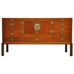 Walnut and Brass Sideboard by Edward Wormley for Dunbar 7