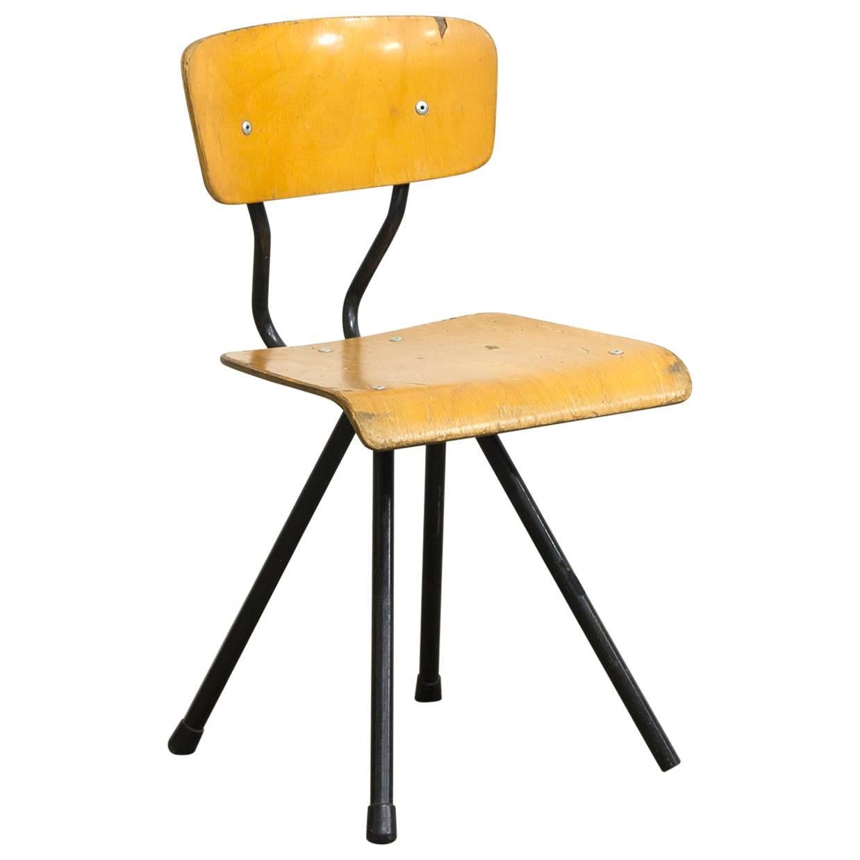 1960s Children Chair, Plywood and Metal