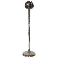 Tall Brock & Company Sterling Art Nouveau Flower Vase, California Poppy