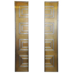 Used Glamorous Bronze and Stainless Entry Doors