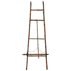 Antique 19th Century Victorian Bamboo Easel