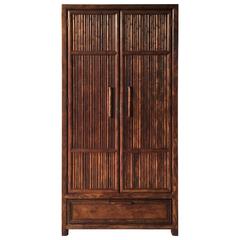 Vintage 1975 Century Faux Bamboo Armoire