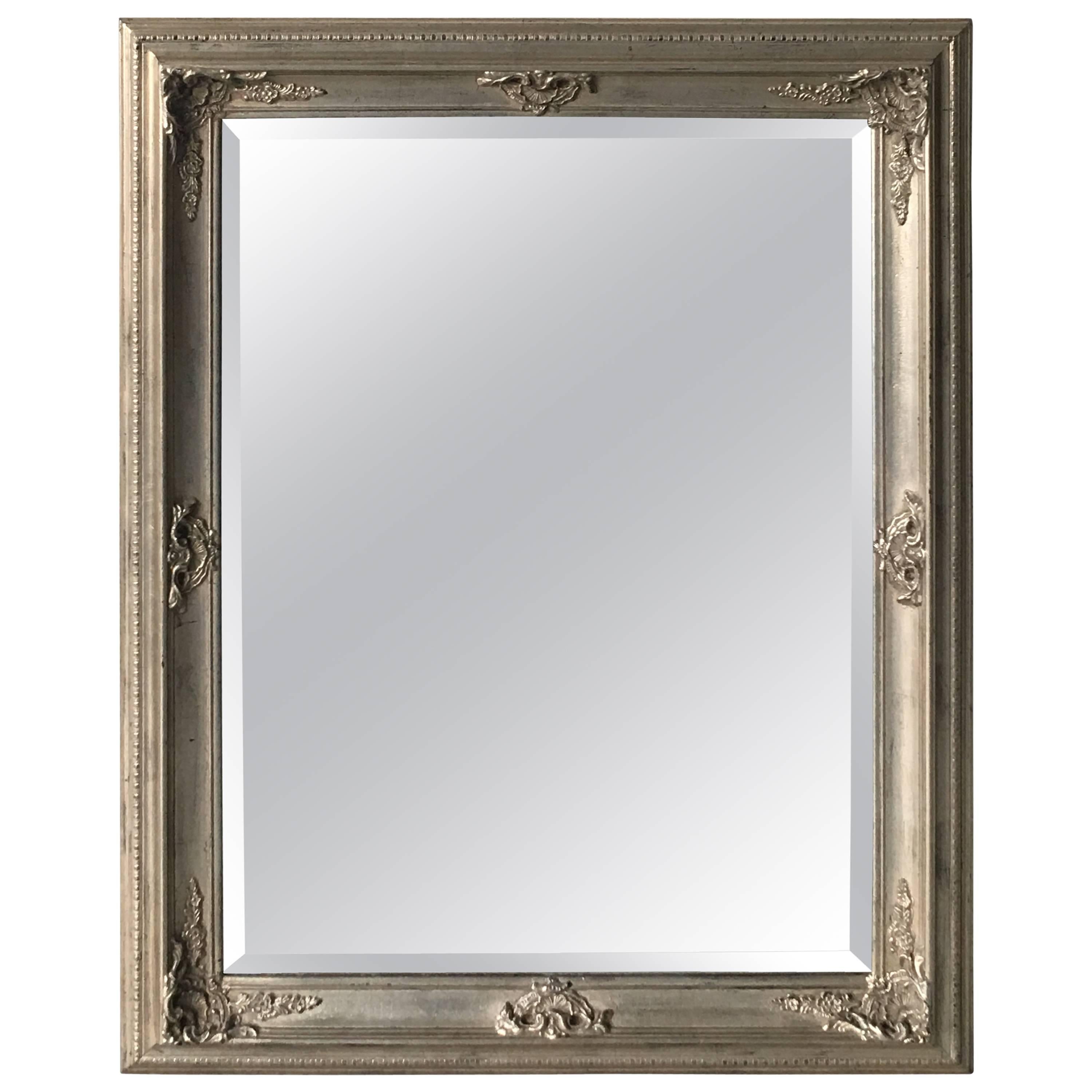 19th Century Style Silver Gilt Mirror