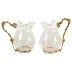 Vintage Pair of Water Pitcher by Gabriella Crespi