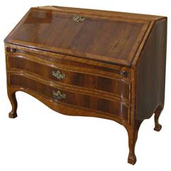 Mid-18th Century Tuscan Writing Bureau Palisander and Rosewood with Flap