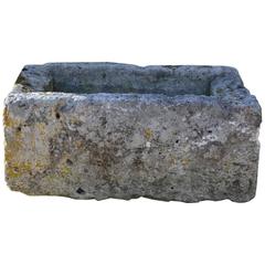 Antique Limestone Trough with Good Weathering and Patination