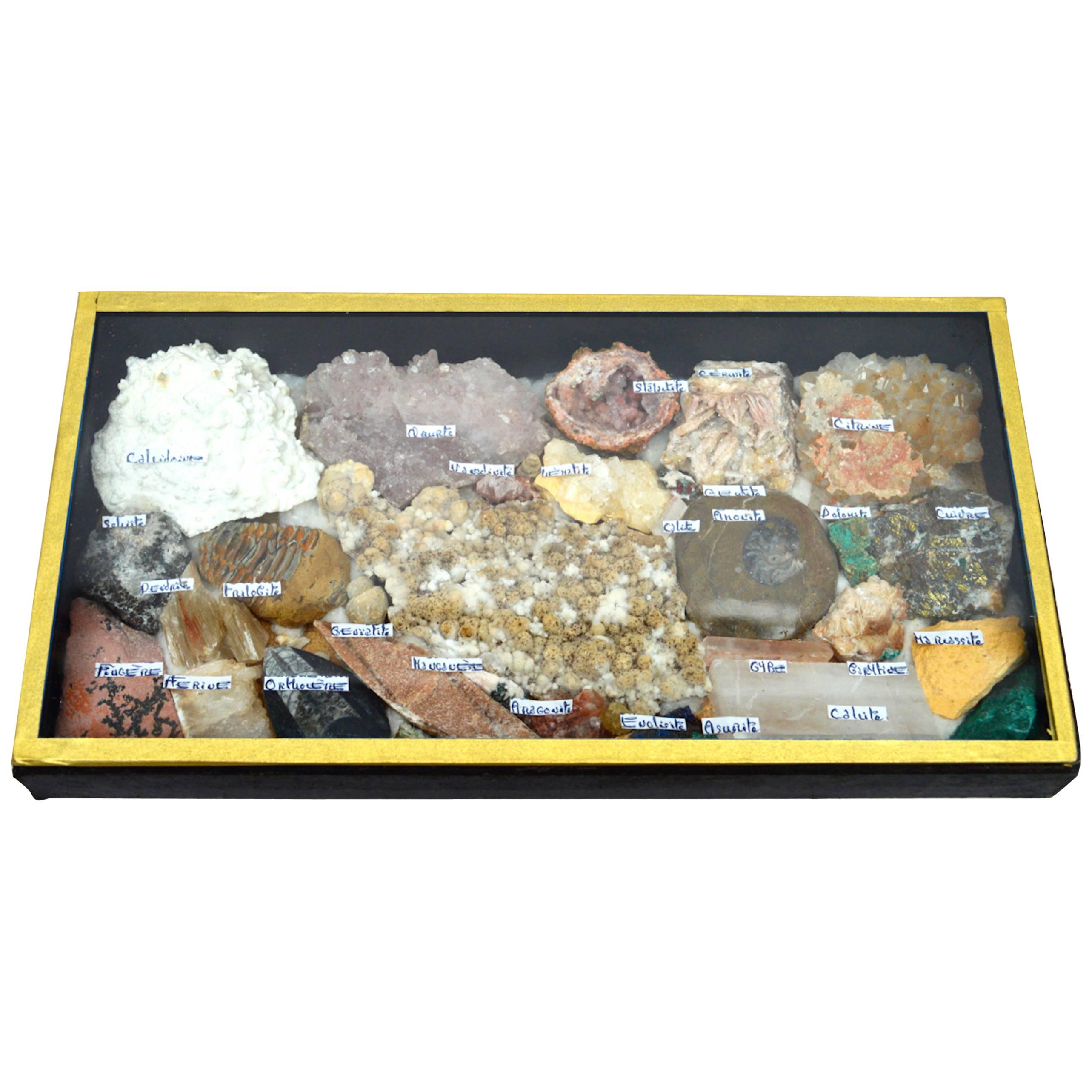 Vintage Rock and Mineral Collection