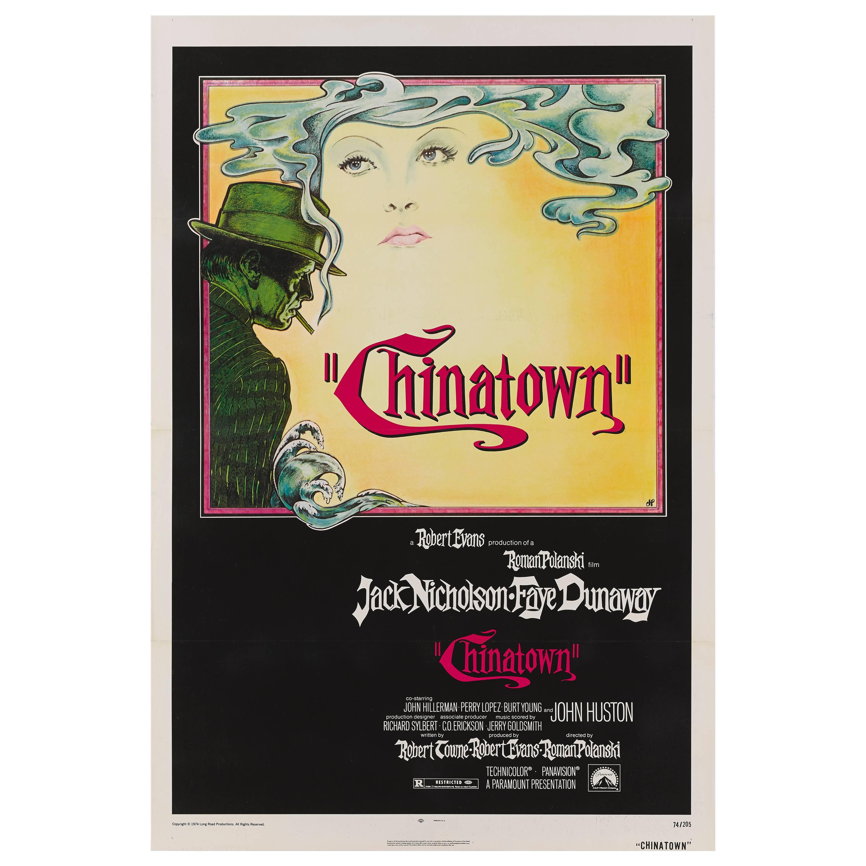 "Chinatown" Original US Movie Poster