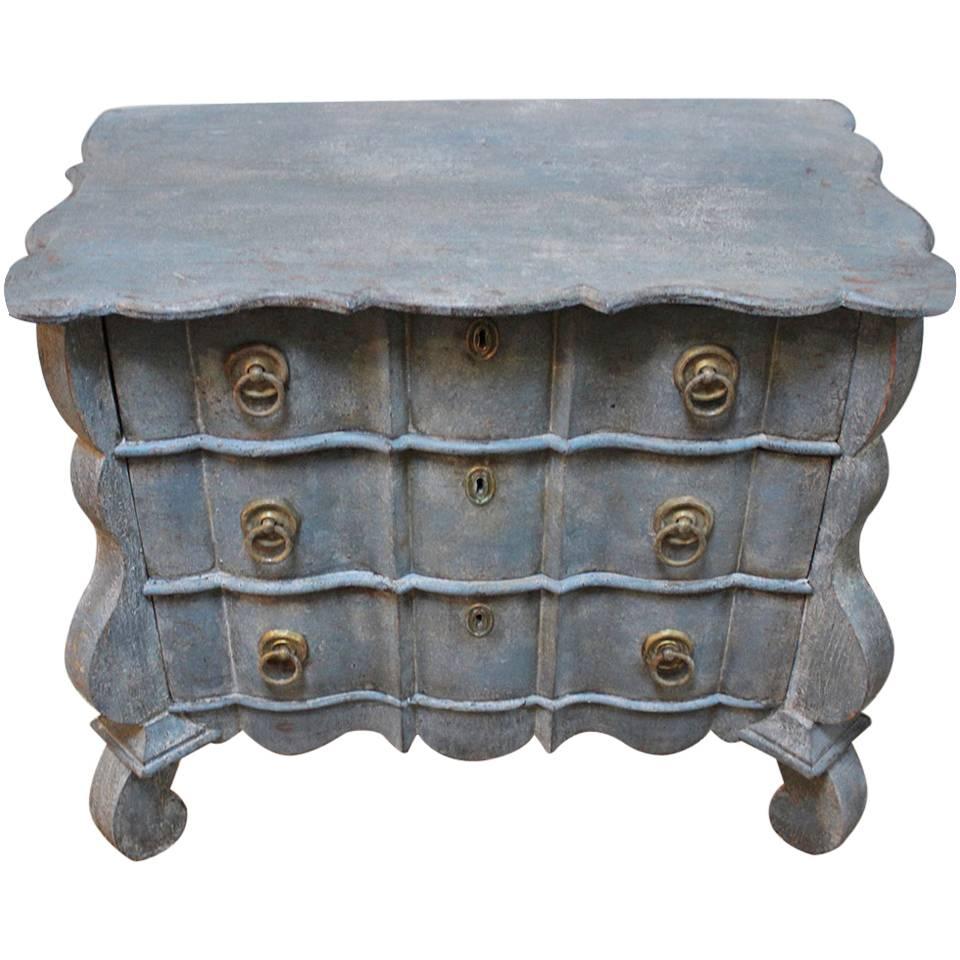 Early 19th Century Dutch Serpentine Commode