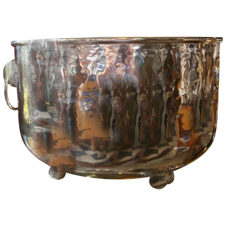 Giant Art Deco, Arts and Crafts Champagne Wine Cooler, Four to Six