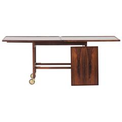 Rosewood Bar Trolley by Kurt Østervig