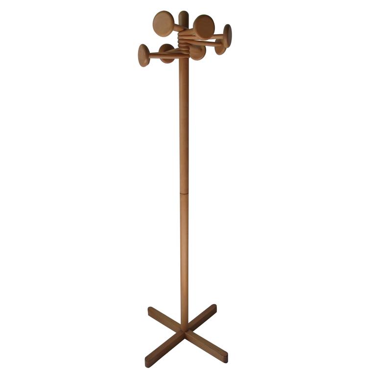 Italian Hank Loewenstein Mod Helix Coat Rack at 1stDibs