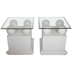 Spectacular Modern Lacquered Side Tables/End Tables 6
