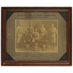 Antique Photo of "Worlds Tug of War Champions"