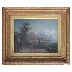 19th Century Oil on Canvas by John Bell