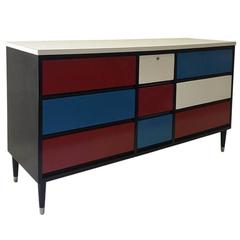 1950s Colorful Dresser by Morris of California