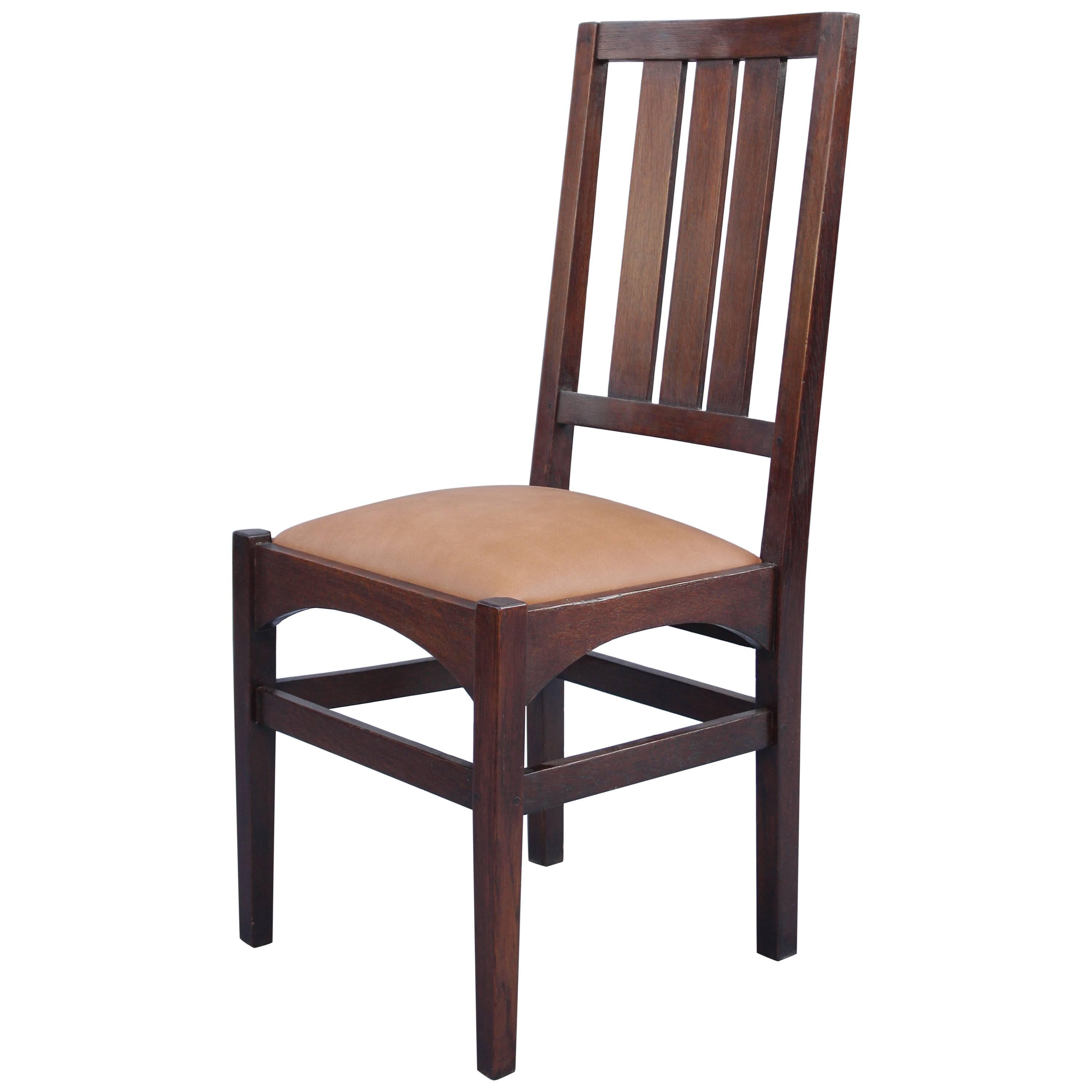 1910 Arts & Crafts Side Chair For Sale