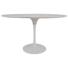 Early Eero Saarinen for Knoll Tulip Table Base with Marble Top